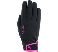Roeckl Guanti Invernali "HEGAU", Black/Pop Pink - 6.5