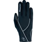 Roeckl - Laikko - Laikko Black/White in Pelle - Taglia 10 - Nero