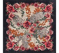 ROECKL sciarpa Blooming Wilderness Scarf Black Multi