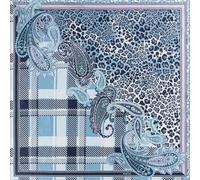 ROECKL sciarpa Patchwork Leo Scarf Black / Silver