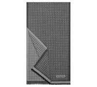 Roeckl Sciarpa 'ROPE PATTERN' grigio / nero Uomo Roeckl Einheitsgröße