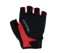 Roeckl Sports - Guanti da ciclismo Basel 2, unisex, colore: Nero/Rosso 9,5