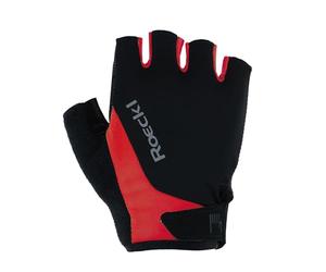 Roeckl Sports - Guanti da ciclismo Basel 2, unisex, colore: Nero/Rosso 9,5