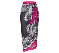 Roeckl Telo da mare 'BOTANICAL GARDEN STOLA' rosa / nero / offwhite Donna Roeckl Einheitsgröße