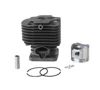 ROEDE Kit pistone Cilindro 42MM e 44MM Adatto for Stihl FS450 FS480 FS 450 480 Accessori for Attrezzi da Giardino Tagliaerba Cutter Pezzi di Ricambio Parti del Giardino (Size : FS480 44mm)