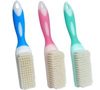 Roellgs Kit di pulizia da 3 pezzi, set di spazzole con setole morbide con impugnatura comoda per casa, scarpe, lavanderia e altro ancora