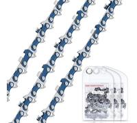 ROELLY Catena Motosega da 3×25 cm Maglia di Trasmissione LP da 3/8" Catena da 1,1 mm 40TG a Gioco Ridotto, Compatibile con Einhell GR-LC 18/25 Li, Makita DUC254Z, Oregon, Ecc.