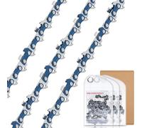ROELLY Catene per Motosega Elettrica 3×35 cm Maglia di Trasmissione 3/8" LP Catena da 1,1 mm 52TG a Gioco Basso,Affila Catena Motosega,Mini Motosega a Batteria