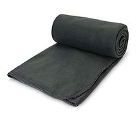 Römer Wellness - Coperta in Pile, 100% Poliestere, Colore Antracite, 26 x 28 x 8 cm
