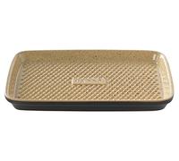 Römertopf 038 06 - Barbecue Plancha rettangolare, con bottoni, colore: Nero