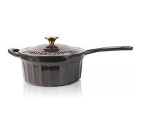 Römertopf Cocotte in Ghisa 22 cm con Coperchio, Induzione, Antracite