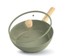 Römertopf Padella Antiaderente 26 cm in Alluminio, Verde