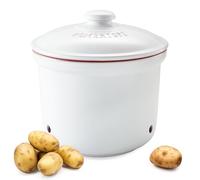 Römertopf Pentola Fresca Principale MAXI PLUS 5,5 Litri - Contenitore in Ceramica per Patate e Verdure - Ventilata e Traspirante - Bianco