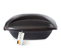 Römertopf Pentola in Terracotta 3 L con Coperchio, Nero