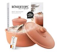 Römertopf - Pentola per pane in Naurton per un'esperienza di cottura naturale, Ø 23 cm, terracotta