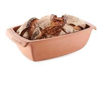 Römertopf Stampo per Pane Rettangolare in Terracotta Naturale - Forma per Cuocere Pane in Cassetta e Plumcake, Crosta Croccante, Terracotta, dal 1967