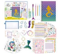 ROEOWENE 112PCS Scrapbooking Kit Stickers Bullet Journal Fai Da Te Scrapbooking Adesivi Vintage Notebook Aesthetic Scrapbooking Accessori Journaling Regalo per Ragazza Donne Compleanno Natale-Oceano