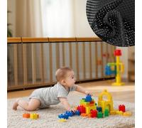 ROEOWENE Rete di Sicurezza per Bambini Scale 3x0.9m Rete Protezione Gatti Balcone Rete per Balconi Esterni Bambino Regolabile Robusta Rete di Sicurezza Scale per Ringhiere,Giocattoli,Cani,Domestici