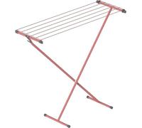 Rörets Stendibiancheria da Balcone - Stendino Salvaspazio - Stendino da Balcone - Stendino Allungabile - Stendipanni Stendibiancheria allungabile 90x32x83 cm - 5,5 m (Rosa)
