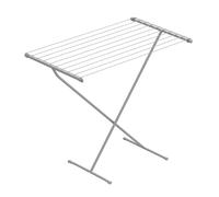 Rörets Stendibiancheria Ted White - Modello da Vasca in Acciaio Inox con Piedini in Plastica, Struttura Leggera e Stabile con 9 m di Filo - 54 x 91 x 83 cm
