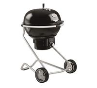 RÖSLE Barbecue a carbonella No.1 AIR F60, con sistema di controllo dell'aria, cerniera del coperchio, termometro del coperchio, in acciaio inox incernierata, extra-large e camera di grigliatura