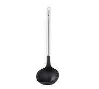 RÖSLE Basic Line Cucchiaio con manico rotondo e manico per appendere, in acciaio inox 18/10, in PPA, lavabile in lavastoviglie