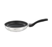 RÖSLE Basic Line Padella Ø 20 cm, universale con rivestimento antiaderente ProPlex, acciaio inox 18/10, lavabile in lavastoviglie e a induzione