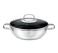 RÖSLE ELEGANCE ProCera, antiaderente, elegante ed efficiente - Ø 28 cm, resistente al calore fino a 260 °C, rivestimento in ceramica, argento, acciaio inox 18/10