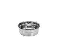 RÖSLE FLEXX 2GO - Contenitore rotondo per il pranzo in acciaio inox, adatto al microonde e al forno fino a 150 °C, lavabile in lavastoviglie, colore: Argento