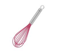 RÖSLE Frusta in silicone Pink Charity Edition, rosa, in acciaio inossidabile 18/10, resistente a temperature fino a 220 °C, lavabile in lavastoviglie, lunghezza 27 cm