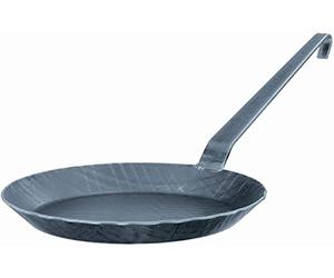 Rösle Padella in Ferro Battuto della Serie 1888, per Patate Croccanti e Carni Che Necessitano di Una Breve Cottura, Adatta Alla Griglia e ai Piani Cottura a Induzione, 24 cm