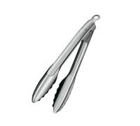 RÖSLE Pinza gourmet da cucina, utensile da cucina di ottima qualità, con sistema brevettato di chiusura per grigliare, cuocere e servire a tavola, 40 cm, acciaio inox 18/10, lavabile in lavastoviglie.