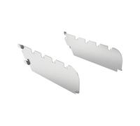 Rösle Primezone frangivento VIDERO, Supporto per spiedini da Barbecue e Protezione dal Vento e dagli Spruzzi, Acciaio Inox, Colore Argento