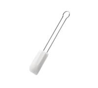 RÖSLE Spatola Marisa, per la preparazione e la cottura degli alimenti, in robusto silicone, bianco, 26 cm, acciaio inossidabile, resiste a temperature da -30°C a +200°C, lavabile in lavastoviglie