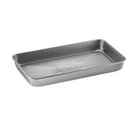 Rösle Teglia universale professionale barbecue, di elevata qualità con bordo alto per marinare, servire, raccogliere i succhi per griglie a gas/carbone, acciaio inox 18/10, lavabile in lavastoviglie