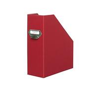Rössler 1318452361 - S.O.H.O. Cartella stand-up per DIN A4, con maniglia ed etichetta inseribile, 11,5 x 26 x 31,5 cm, rosso, 1 pezzo