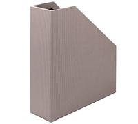 Rössler Papier 1318452490 - S.O.H.O. Cartella per riviste DIN A4, 8 x 26 x 31,5 cm, grigio scuro, 1 pezzo