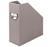 Rössler Papier 1318452491 - S.O.H.O. Organizer stand-up per A4, con maniglia ed etichetta iscrivibile, 11,5 x 26 x 31,5 cm, tortora, 1 pezzo
