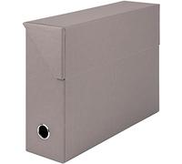 Rössler 1319452493 - S.O.H.O. Scatola per archivio, con sportello laterale e foro per la presa, Taupe, 9,5 x 33,5 x 25,5 cm, 1 pz.