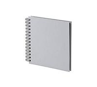 Rössler 1329452175, S.O.H.O. Album Fotografico Wire-O 180 x 180 mm, 60 Pagine Nere, Pietra, 1 Pezzo
