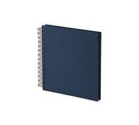 Rössler 1329452905, S.O.H.O. Album Fotografico Wire-O 180 x 180 mm, 60 Pagine Nere, Navy, 1 Pezzo