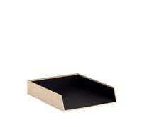 Rössler 1335452390 - S.O.H.O. Vassoio per lettere DIN A4, 26 x 32 x 6 cm, cacao, 1 pezzo, vassoi impilabili