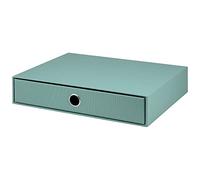 Rössler Papier 1524452380 - S.O.H.O. Cassetto per DIN A4, con foro di presa, opale, 335 x 252 x 65 mm, 1 pezzo