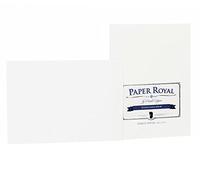 Rössler 2052831009 - Confezione da 20 cartoncini piatti, formato A6, colore: Bianco