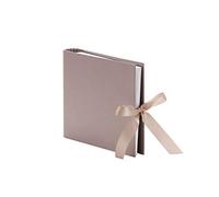 Rössler Papier 13161147496 - Raccoglitore ad anelli per foto con nastro, 230 x 210 mm, 2 anelli, 50 pagine, tortora, 1 pezzo