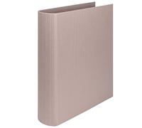 Rössler Papier 1316452495 - S.O.H.O. Raccoglitore ad anelli per DIN A4, altezza di riempimento 5 cm, meccanismo a 4 anelli, color tortora, 1 pezzo