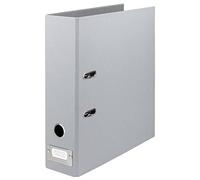 Rössler Papier 1317452178 - S.O.H.O. Cartella DIN A4 con etichetta, larghezza dorso 80 mm, pietra, 1 pezzo