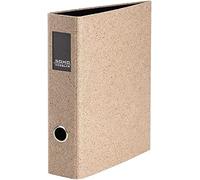 Rössler Papier 1317452399 - S.O.H.O. Cartella DIN A4, con meccanismo a leva ed etichetta per dorso, larghezza dorso 85 mm, Cacao, 285 x 320 mm