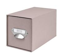 Rössler Papier 1327452490 - S.O.H.O. Cassetto porta CD, con etichetta inseribile e maniglia, color tortora, 1 pezzo