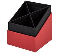 Rössler Papier 1331452360 - S.O.H.O. Portamatite, 86 x 86 x 100 mm, rosso, 1 pezzo